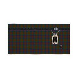 ScotsTee Shop Scottish Dogwood Clan Highland Kilt Sporran Tartan Beach Towel