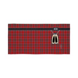 ScotsTee Shop Scottish Dalzell Modern Clan Highland Kilt Sporran Tartan Beach Towel
