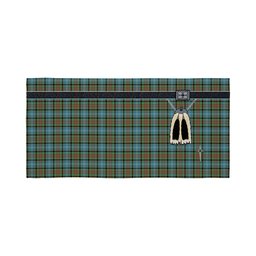 ScotsTee Shop Scottish Caldwell Clan Highland Kilt Sporran Tartan Beach Towel