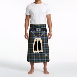 ScotsTee Shop Scottish Cathcart Modern Clan Highland Kilt Sporran Tartan Beach Towel