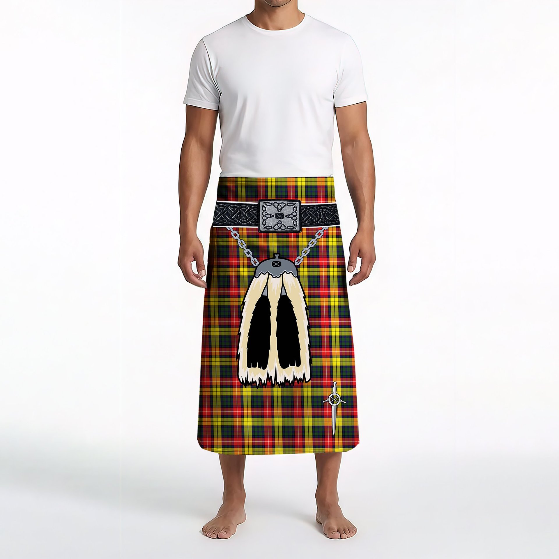 ScotsTee Shop Scottish Dewar Clan Highland Kilt Sporran Tartan Beach Towel