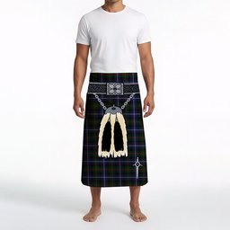 ScotsTee Shop Scottish Dalmeny 1 Clan Highland Kilt Sporran Tartan Beach Towel