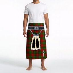 ScotsTee Shop Scottish Burnett Clan Highland Kilt Sporran Tartan Beach Towel