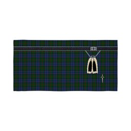 ScotsTee Shop Scottish Colquhoun Clan Highland Kilt Sporran Tartan Beach Towel
