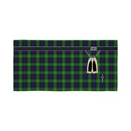 ScotsTee Shop Scottish Davidson of Tulloch Clan Highland Kilt Sporran Tartan Beach Towel