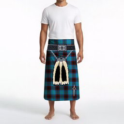 ScotsTee Shop Scottish Hume Ancient Clan Highland Kilt Sporran Tartan Beach Towel
