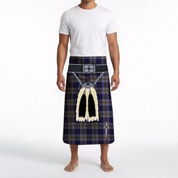 ScotsTee Shop Scottish Heston Clan Highland Kilt Sporran Tartan Beach Towel