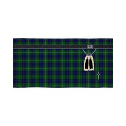ScotsTee Shop Scottish Hamilton Hunting Clan Highland Kilt Sporran Tartan Beach Towel
