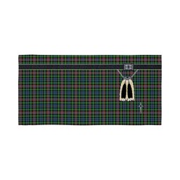 ScotsTee Shop Scottish Keith District Ancient Clan Highland Kilt Sporran Tartan Beach Towel