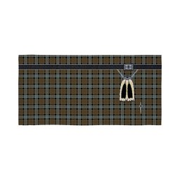 ScotsTee Shop Scottish Graham of Menteith Weathered Clan Highland Kilt Sporran Tartan Beach Towel