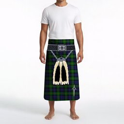 ScotsTee Shop Scottish Gordon Clan Clan Highland Kilt Sporran Tartan Beach Towel