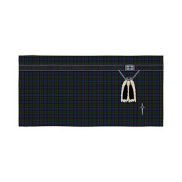 ScotsTee Shop Scottish Fletcher Clan Highland Kilt Sporran Tartan Beach Towel