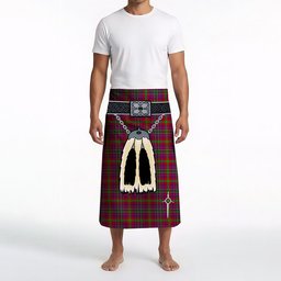 ScotsTee Shop Scottish Fiddes Corrected Clan Highland Kilt Sporran Tartan Beach Towel