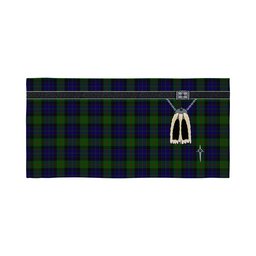 ScotsTee Shop Scottish Jamieson Clan Highland Kilt Sporran Tartan Beach Towel