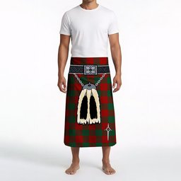 ScotsTee Shop Scottish Erskine Clan Highland Kilt Sporran Tartan Beach Towel