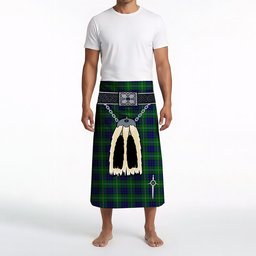 ScotsTee Shop Scottish Hamilton Green Hunting Clan Highland Kilt Sporran Tartan Beach Towel