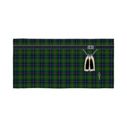 ScotsTee Shop Scottish Kerby Clan Highland Kilt Sporran Tartan Beach Towel