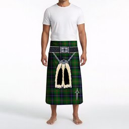 ScotsTee Shop Scottish Kerby Clan Highland Kilt Sporran Tartan Beach Towel