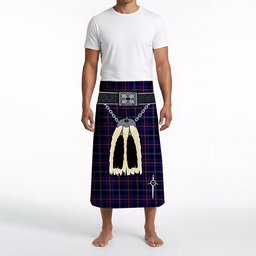 ScotsTee Shop Scottish Fitzgerald Hunting Clan Highland Kilt Sporran Tartan Beach Towel