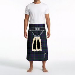 ScotsTee Shop Scottish Grainger Clan Highland Kilt Sporran Tartan Beach Towel