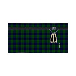 ScotsTee Shop Scottish Keith Modern Clan Highland Kilt Sporran Tartan Beach Towel