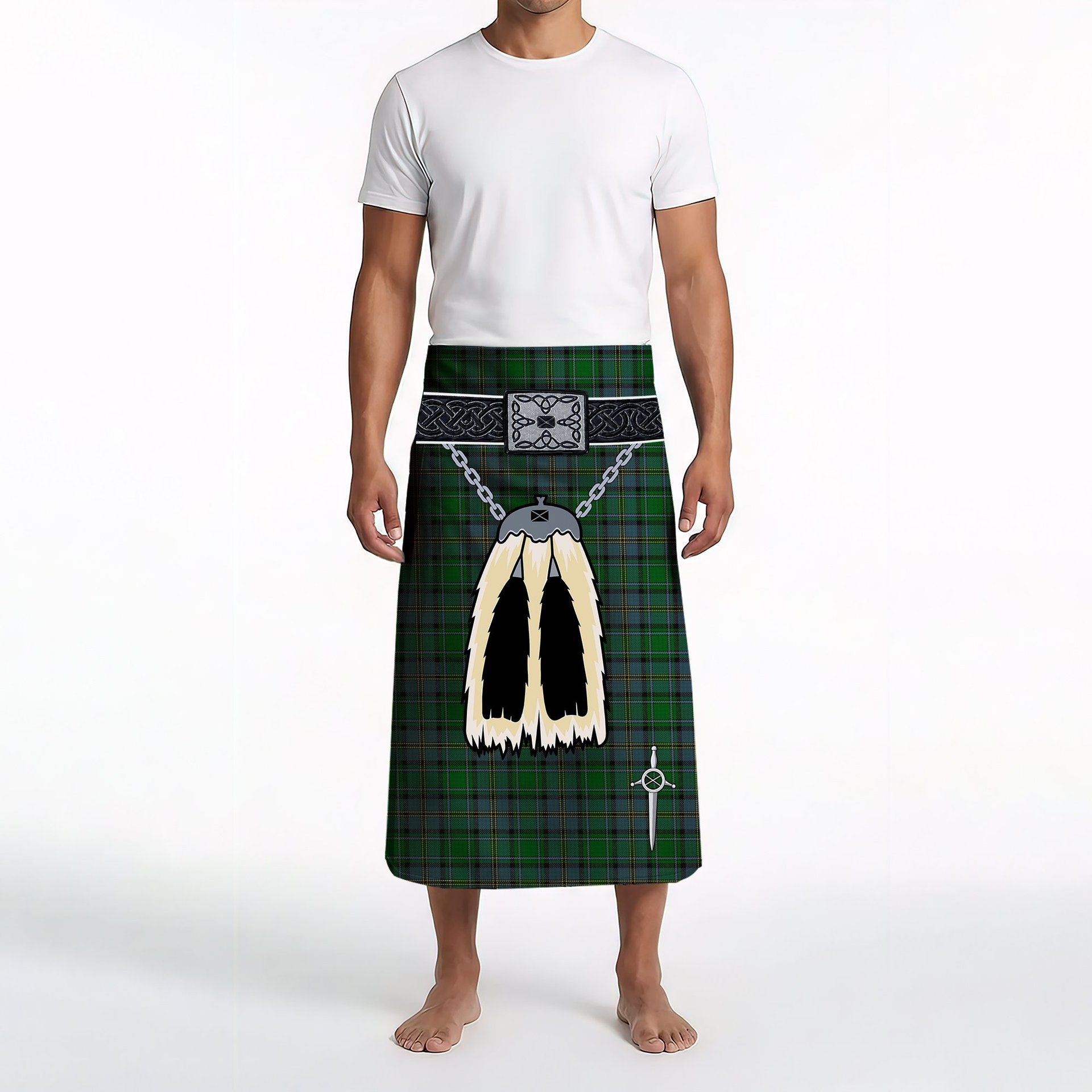 ScotsTee Shop Scottish Hope Vere Clan Highland Kilt Sporran Tartan Beach Towel