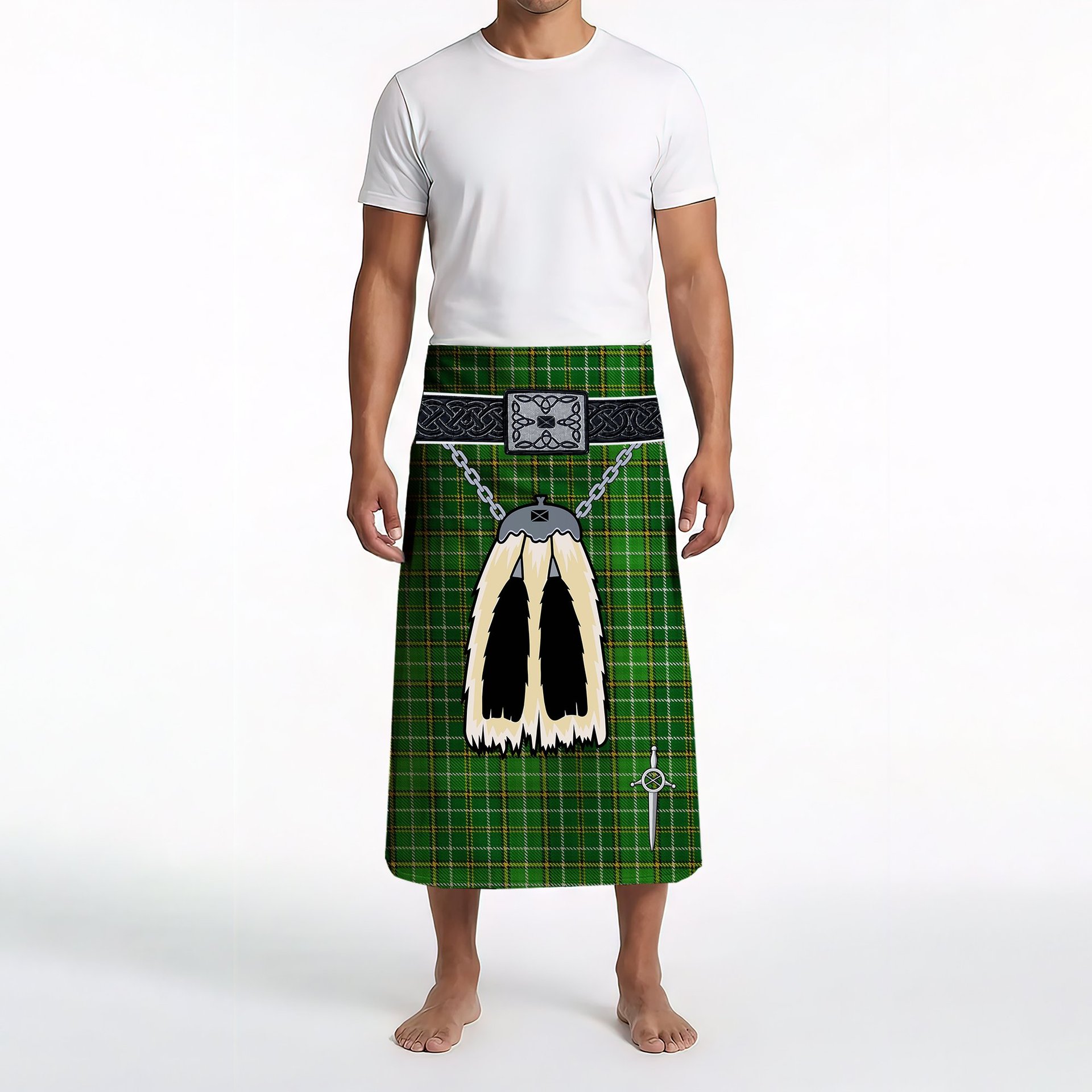 ScotsTee Shop Scottish Foster Hunting Clan Highland Kilt Sporran Tartan Beach Towel