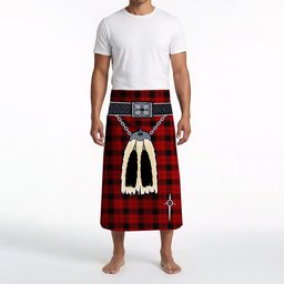 ScotsTee Shop Scottish Ewing Clan Highland Kilt Sporran Tartan Beach Towel