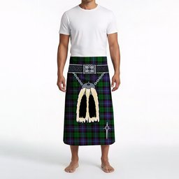 ScotsTee Shop Scottish Galbraith Clan Highland Kilt Sporran Tartan Beach Towel