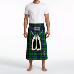 ScotsTee Shop Scottish Haldane Clan Highland Kilt Sporran Tartan Beach Towel