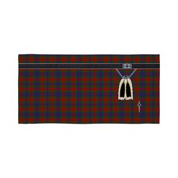ScotsTee Shop Scottish Fraser 1800 Clan Highland Kilt Sporran Tartan Beach Towel