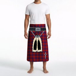 ScotsTee Shop Scottish Hamilton Clan Highland Kilt Sporran Tartan Beach Towel