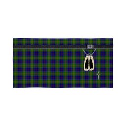 ScotsTee Shop Scottish Greene Clan Highland Kilt Sporran Tartan Beach Towel