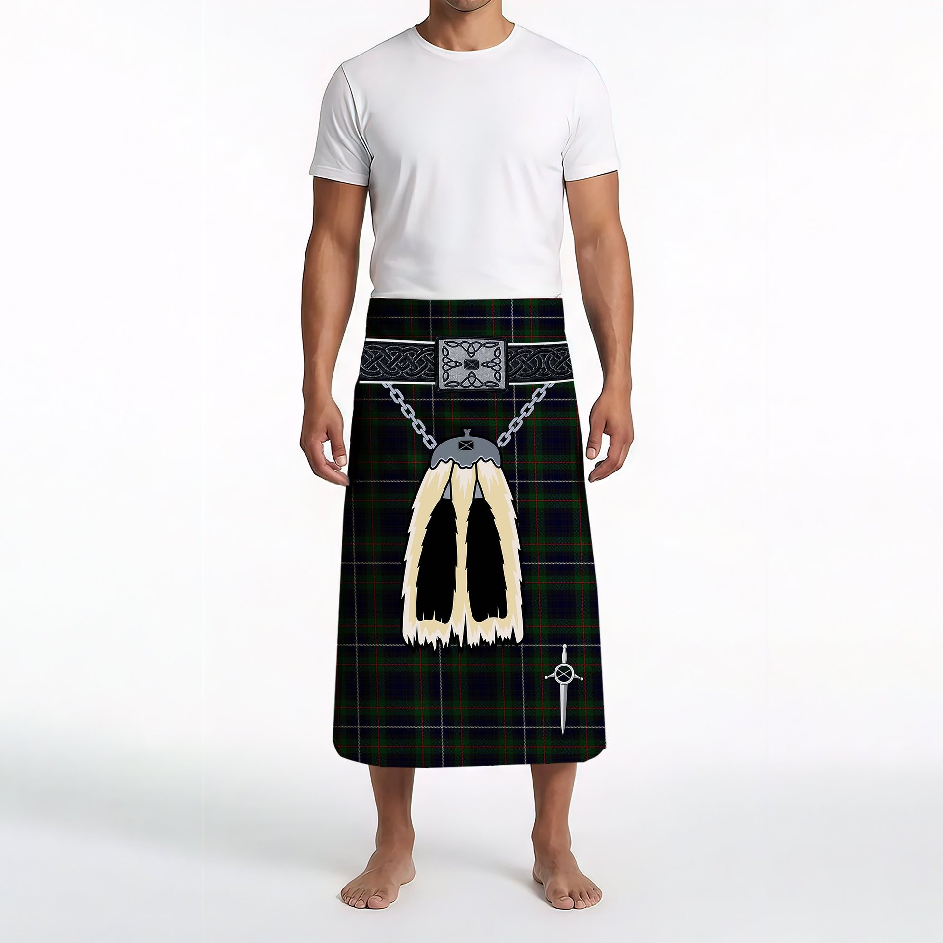 ScotsTee Shop Scottish Humphries Clan Highland Kilt Sporran Tartan Beach Towel