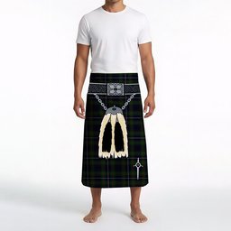 ScotsTee Shop Scottish Humphries Clan Highland Kilt Sporran Tartan Beach Towel