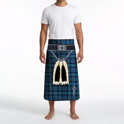 ScotsTee Shop Scottish Fitzgerald Family Clan Highland Kilt Sporran Tartan Beach Towel