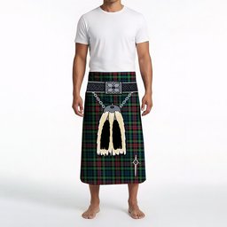 ScotsTee Shop Scottish Keith District Modern Clan Highland Kilt Sporran Tartan Beach Towel