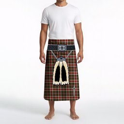 ScotsTee Shop Scottish Jacobite Dress 1 Clan Highland Kilt Sporran Tartan Beach Towel
