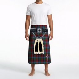 ScotsTee Shop Scottish Gordon Red Clan Highland Kilt Sporran Tartan Beach Towel