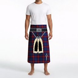 ScotsTee Shop Scottish Glenn Clan Highland Kilt Sporran Tartan Beach Towel