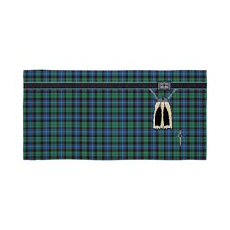 ScotsTee Shop Scottish Hunter Ancient Clan Highland Kilt Sporran Tartan Beach Towel