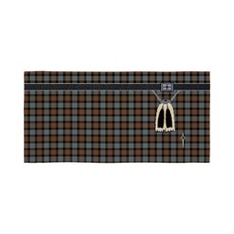 ScotsTee Shop Scottish Gunn Weathered Clan Highland Kilt Sporran Tartan Beach Towel