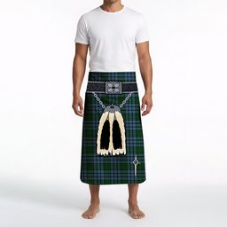 ScotsTee Shop Scottish Forsyth Clan Highland Kilt Sporran Tartan Beach Towel