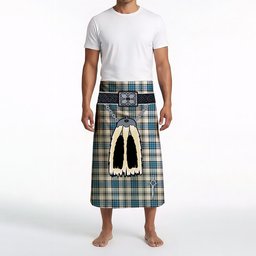 ScotsTee Shop Scottish Hannay Ancient Clan Highland Kilt Sporran Tartan Beach Towel