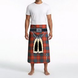 ScotsTee Shop Scottish Hamilton Ancient Clan Highland Kilt Sporran Tartan Beach Towel
