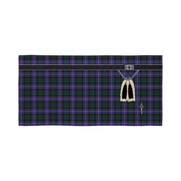 ScotsTee Shop Scottish Guthrie Modern Clan Highland Kilt Sporran Tartan Beach Towel