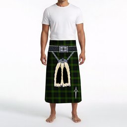 ScotsTee Shop Scottish Gunn Logan Clan Highland Kilt Sporran Tartan Beach Towel