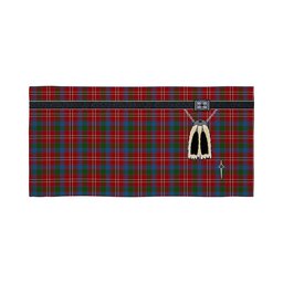 ScotsTee Shop Scottish Fitzgerald Red Clan Highland Kilt Sporran Tartan Beach Towel