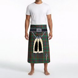 ScotsTee Shop Scottish Hunter Old Ancient Clan Highland Kilt Sporran Tartan Beach Towel