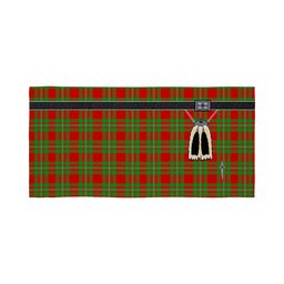 ScotsTee Shop Scottish Gregor Modern Clan Highland Kilt Sporran Tartan Beach Towel